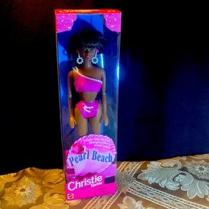Vintage 1997 African American Black Pearl Beach Christie Doll friend of Barbie